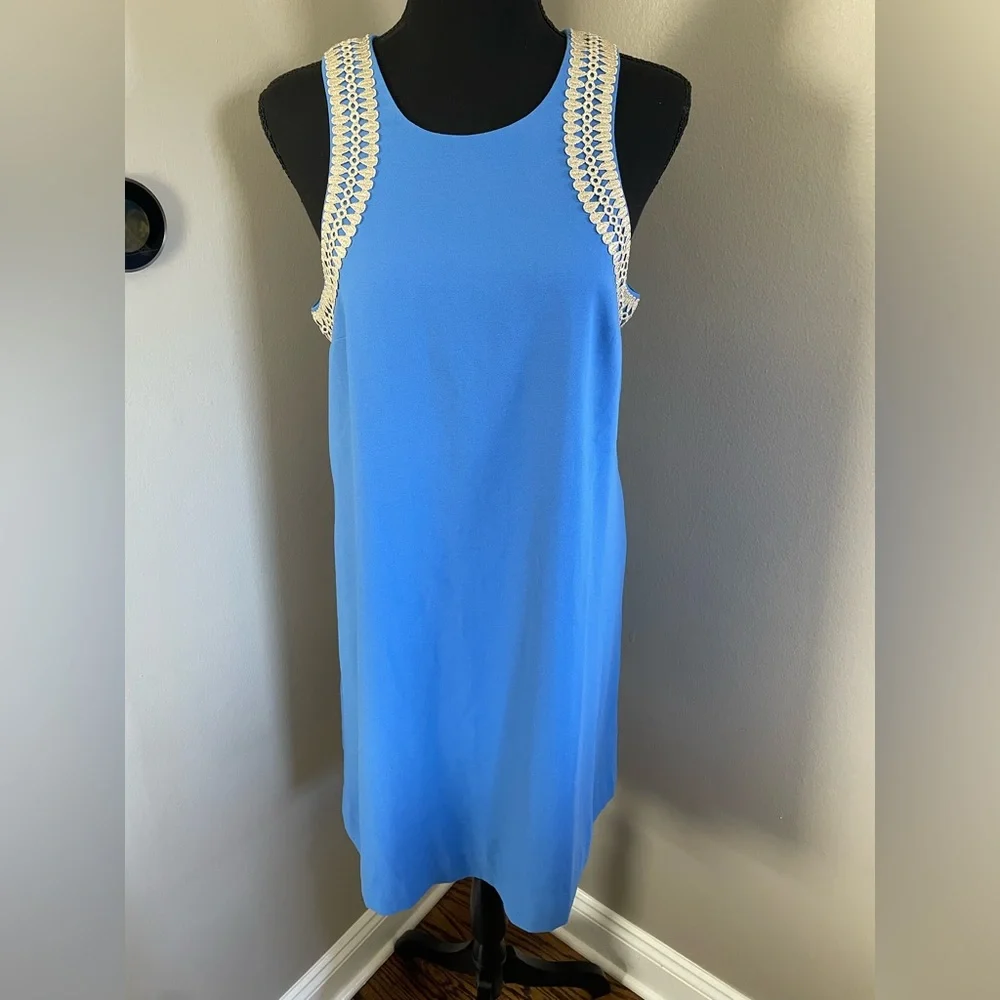 Lilly Pulitzer Amayah Blue Sleeveless Women's Swim Dress